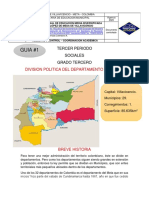 Guia de Sociales Tema #1 Division Politica Del Departamento Del Meta PDF