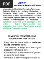 Unit Iv Reliability and Clock Synchronization