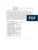 Studying in The UK: Reading 1 1 Read The Text and Tick ( ) A, B, or C