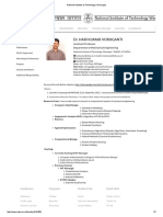 Hari Kumar V-NIT-W-Profile