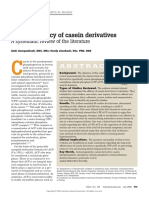 Clinical Efficacy of Casein Derivatives