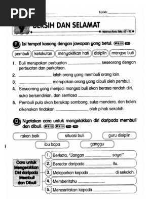 Jangan Buli Elak Buli Pdf