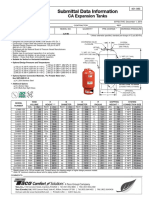 Submittal Data Information Submittal Data Information: CA Expansion Tanks CA Expansion Tanks