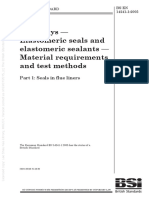 (BS EN 14241-1 - 2005) - Chimneys. Elastomeric Seals and Elastomeric Sealants. Material Requirements and Test Methods. Seals in Flue Liners