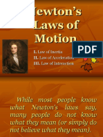 Newtons Laws of Motion