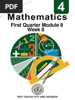 Grade 4 Math Diagnostic Test | PDF | Length | Mathematics