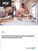 Get Started With Integration Flow Development (Cloud Foundry Environment)