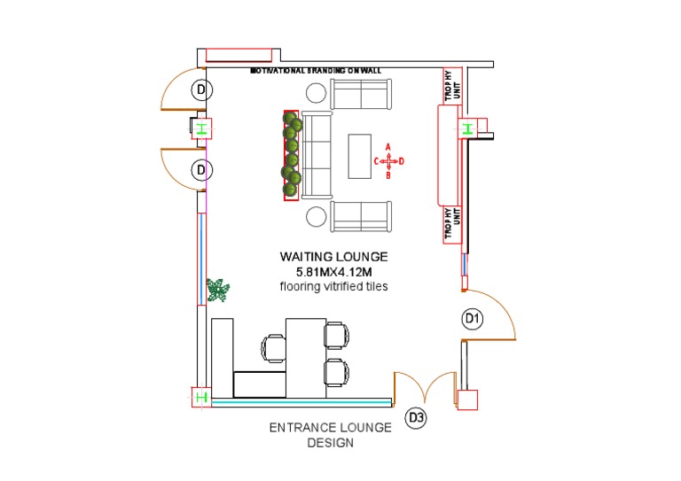 Entrance Lounge Design Plan | PDF