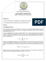 Lab#1 Sampling and Quantization Objectives:: Communication II Lab (EELE 4170)