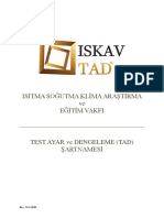 ISKAV TAD Şartnamesi