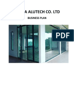 Aluminum Door Manufacturing Business Plan Tanzania