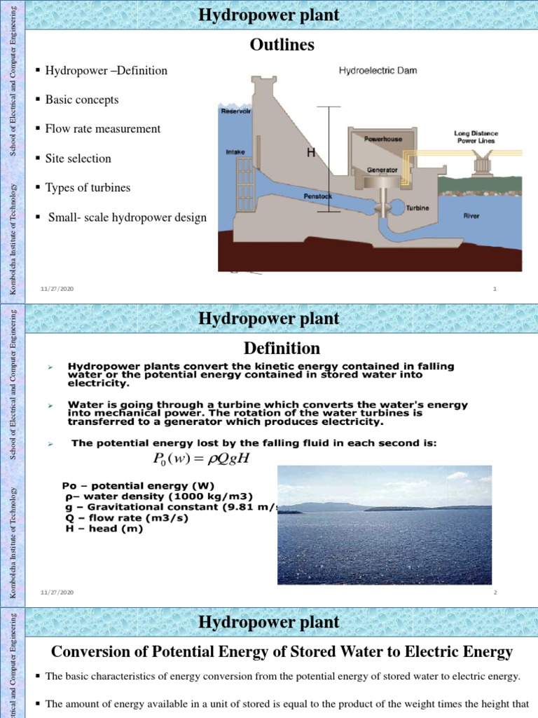 Chapter3 PDF | PDF | Hydroelectricity | Power Station