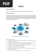 Unit 4: Types of Networks