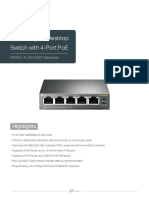 5-Port Gigabit Desktop Switch With 4-Port Poe: Highlights