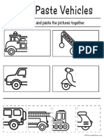 Cut and Paste Worksheets Preschool PDF