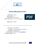 Simple Quality Management Plan Example