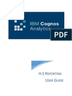 Cognos Analytics User Guide HS 