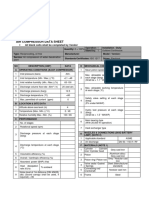 Compressor Data Sheet for Water Desalination Plant