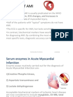 Diagnosis of AMI: Biochemical Markers of Myocardial Injury