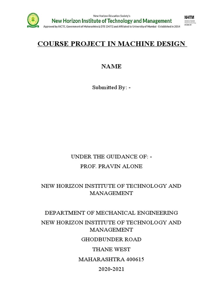 Course Project in Machine Design | PDF | Art | Computers