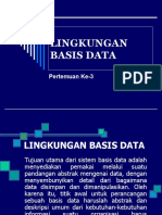 Lingkungan Basis Data