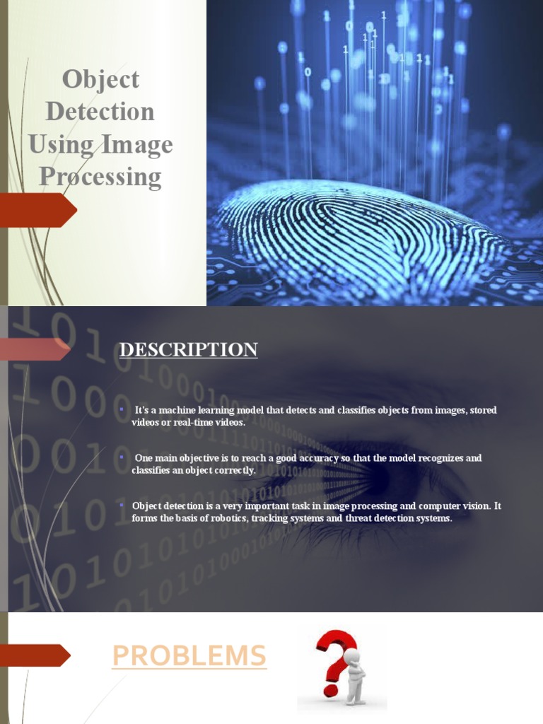 Object Detection Using Image Processing | PDF | Machine Learning | Deep ...