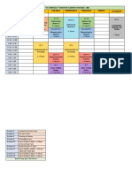 BSCE 1st Semester Schedule 2020-2021