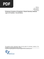 CLSI EP26 Lot Verification Guidelines | PDF