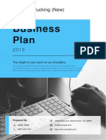 Freight Trucking Business Plan Example PDF