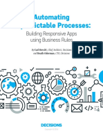 Automating Unpredictable Processes:: Building Responsive Apps Using Business Rules