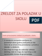 ZRELOST ZA POLAZAK U SKOLU Psuh