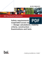 BS EN 1808 2015-Safety Requirements For Suspended Access Equipment PDF