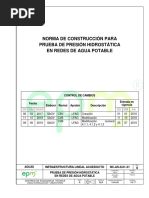 NC AS IL01 31 Prueba de Presion Hidrostatica PDF