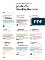 Jakob's Ten Usability Heuristics: Nielsen Norman Group