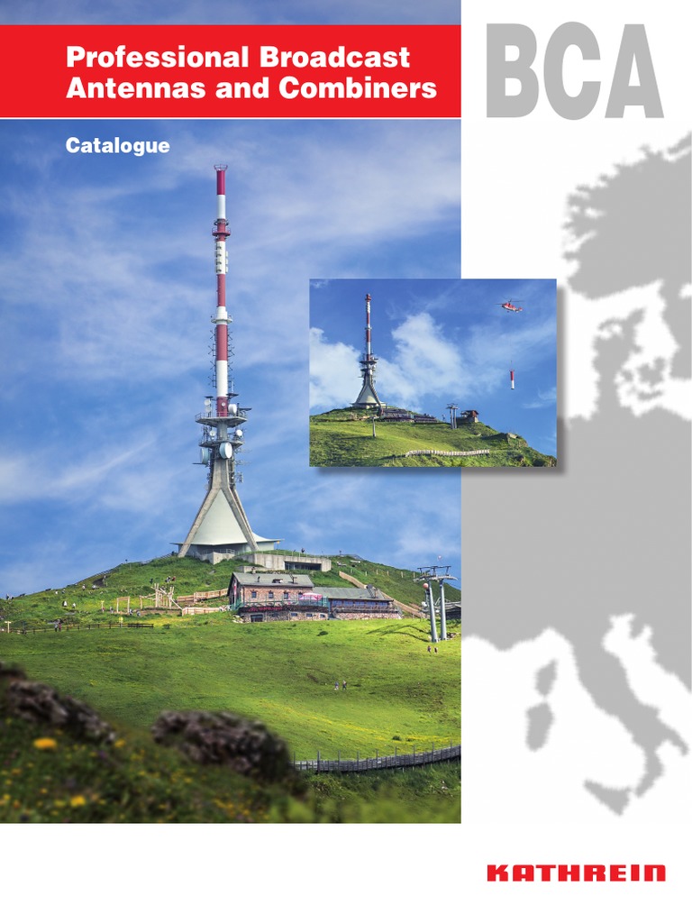 Profession Broadcast Antennas and Combiner Catalogue Kathrein 2014