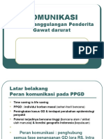 KOMUNIKASI PENTING PADA PENANGGULANGAN PENDERITA GAWAT DARURAT