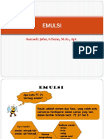 Emulsi: Garnadi Jafar, S.Farm, M.Si., Apt