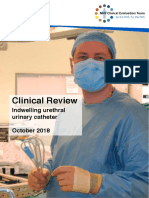 Clinical Review: Indwelling Urethral Urinary Catheter October 2018