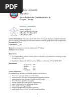 Combinatorics Syllabus