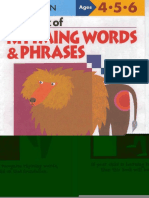 4-5-6 Year My Book of Rhyming Words and Phrase
