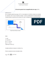 Ec. Gral Energia y Perdida de Carga.