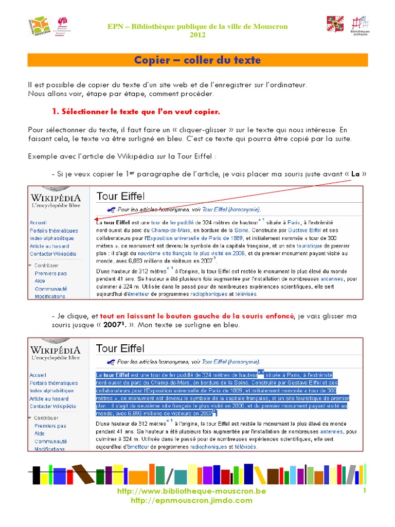 Guide du Copier-Coller de Texte | PDF | Informatique | Logiciel