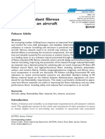 Flame-Retardant Fibrous Materials in An Aircraft: Faheem Uddin