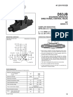 Direct acting directional control valve