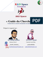 R&D Space Guide Du Chercheur Vol.1