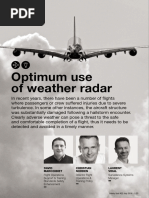 Optimum Use of Weather Radar