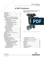 Fisher 3660 and 3661 Positioners: Instruction Manual