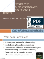 Darwin Phones: The Evolution of Sensing and Inference On Mobile Phones