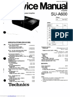 Sua600 Service Manual PDF