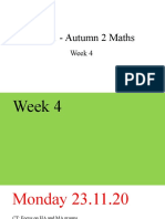 Year 1 - Autumn 2 Maths Week 4 23.11.2020